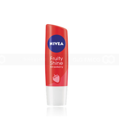 NIVEA Fruity Shine Strawberry Lip Care 4.8g x 24 Packs