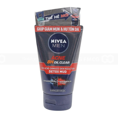 Nivea Men Acne 8H Oil Clean Detox Mud 50g x 24 Tubes