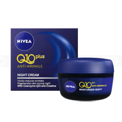 NIVEA Q10 Plus Anti-Wrinkle Night Face Cream 50ml x 12 Boxes