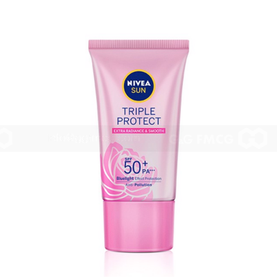 Nivea Sun Hokkaido Triple Protect Extra Radiance & Smooth SPF50+ Pa+++ 40ml x 12 tubes