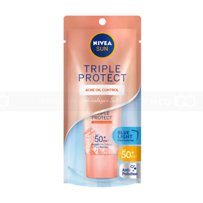 Nivea Sun Himalaya Triple Protect Acne Oil Control SPF50+ PA+++ 40ml x 12 tube