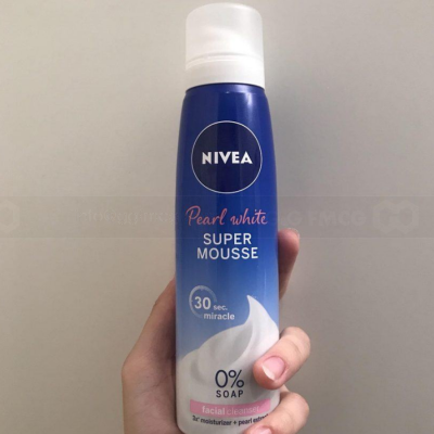 Nivea White oil Clear Super Mousse 150ml x 12 Bottles