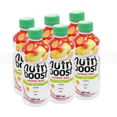 Nutriboost Peach Milk Juice 297ml x 24 Bottles