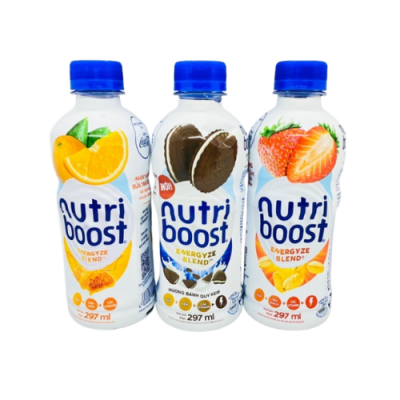 Nutriboost Strawberry Milk Juice 297ml x 24 Bottles
