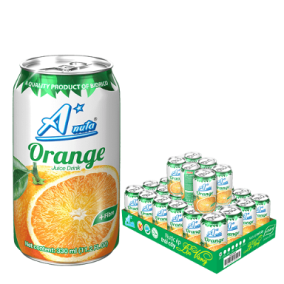 Wholesale Anuta Orange Juice Drink 330ml x 24 cans