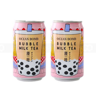 Ocean Bomb Original Bubble Milk Tea Drink 315ml x 24 Cans