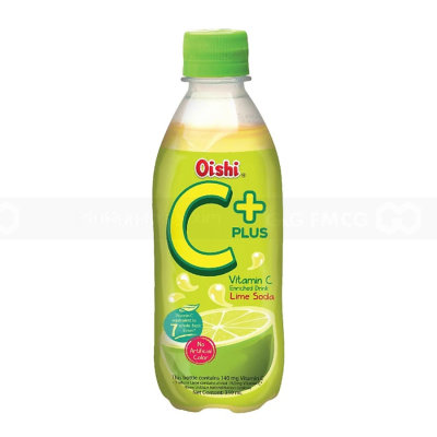 Oishi Vitamin C Plus Lime Soda 350ml x 24 Bottles