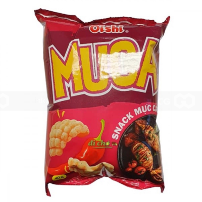 Oishi Muca Snack Squid Flavor 32g x 80 Bags