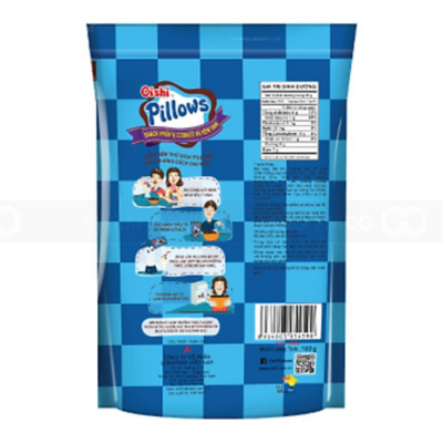 Oishi Pillows Filling Cookie Vanilla Flavor 80g x 20 Bags