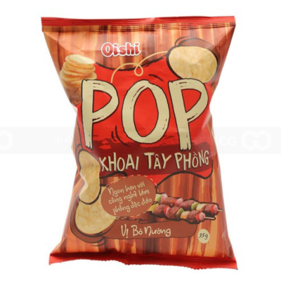 Oishi POP Snack Ring Cumi Panggang 40g x 60 Bags