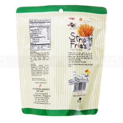 Oishi Potato Sticks With Seaweed Flavor 27g x 10 Packs x 3 Bags