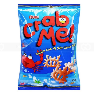 Oishi Snack Crab Sour & Sweet 45g x 60 Bags