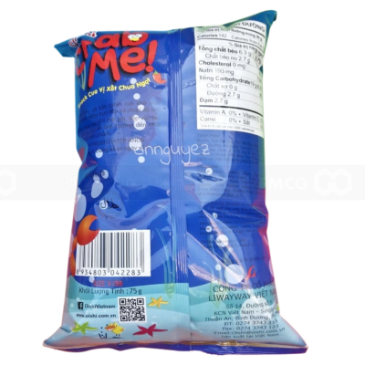 Oishi Snack Crap Sour & Sweet 75g x 12 Bags