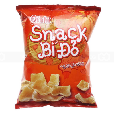 Oishi Snack Pumpkin Grilled beef flavor 42g x 60 Bags