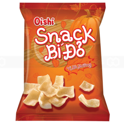 Oishi Snack Pumpkin Grilled beef Flavor 75g x 12 Bags