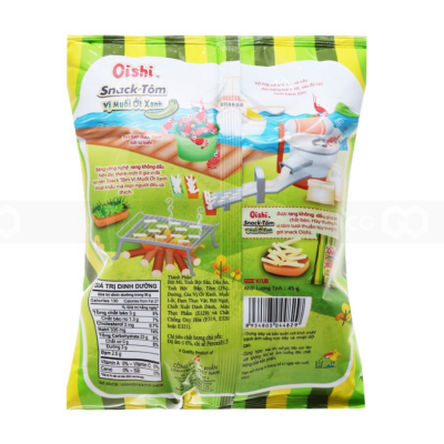 Oishi Snack Shrimp Salt & Green Pepper 42g x 60 Bags