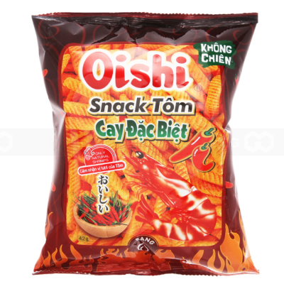 Oishi Snack Special Hot Shrimp 42g x 60 Bags