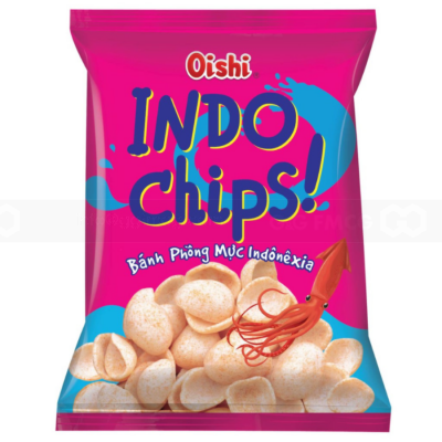 Oishi Snack Squid Crackers 14g x 100 Bags