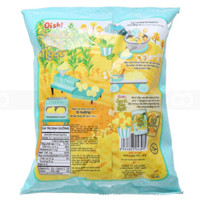Oishi Snack Sweet corn 42g x 60 Bags