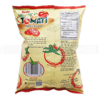 Oishi Snack Tomatoes 32g x 80 Bags