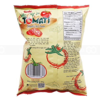 Oishi Snack Tomatoes 40g x 60 Bags