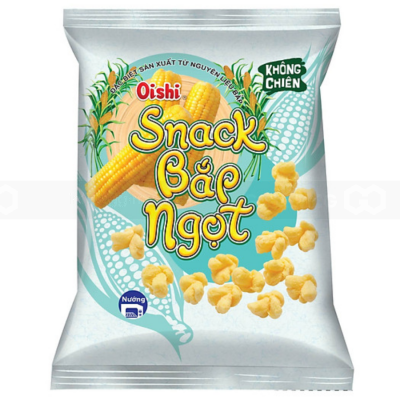 Oishi Sweet Corn Snack 75g x 12 Bags