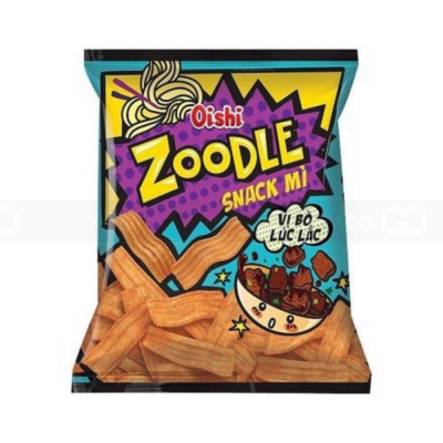 Oishi Zoodle Beef Rattles Flavor Snack 32g x 80 Bags