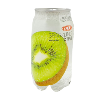 OKF Kiwi Flavored Sparkling Soft Drink 350ml x 24 Cans
