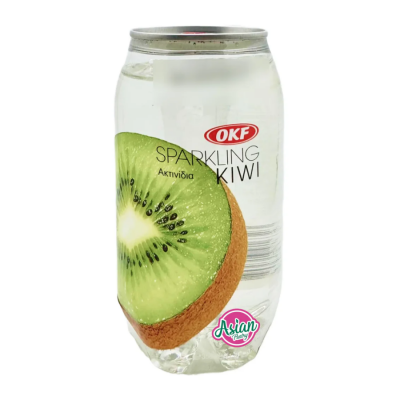 OKF Kiwi Flavored Sparkling Soft Drink 350ml x 24 Cans
