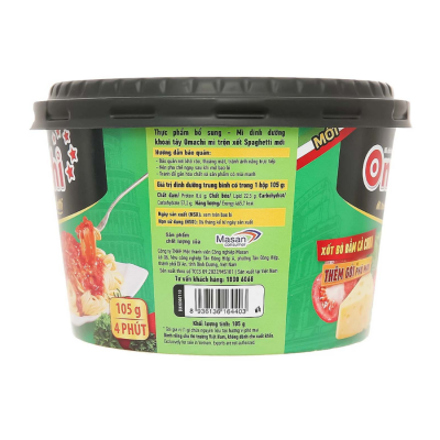 Omachi Spachetti Sauce 105g x 12 Bowls