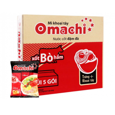 Omachi Stewed Beef With Sauce 80g x 30 Bags