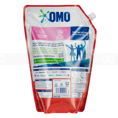 OMO Matic Comfort Top Load Detergent Liquid 2kg x 4 Bags