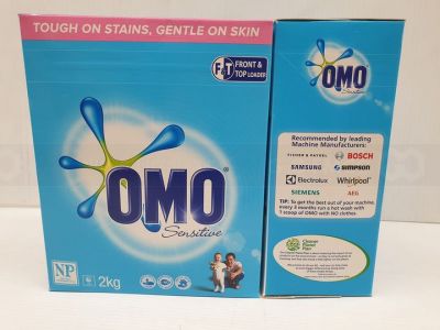 Omo Sensitive Laundry Washing Powder Front and Top Loader 2kg