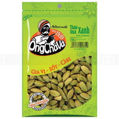 Ong Cha Va geen Cardamon Seed 100g x 24 Bags