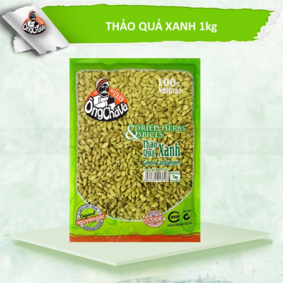 Ong Cha Va green Cardamon Seed 1kg x 10 Bags