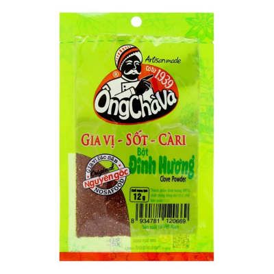Ong Cha Va Cloves Powder 12g x 80 Bags