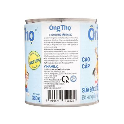 Ong Tho Condensed Milk (Green White Label) 380g