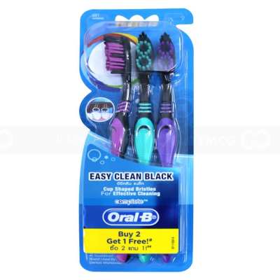 Wholesale OralB Easy Clean Black Toothbrush 3x6x16