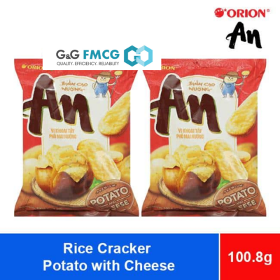 Orion An Rice Cracker Potato and Cheese 100.8g (14 pcs) x 20 Bags
