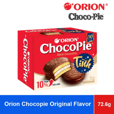 Orion Choco Pie 36.3g x 2 Pcs x 48 Boxes
