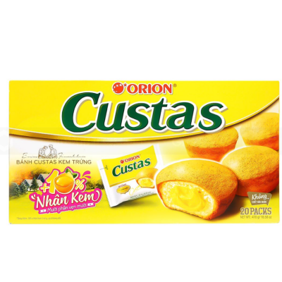Orion Custas Cream Egg 23g x 20Pcs x 8 Boxes