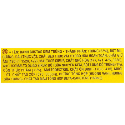 Orion Custas Cream Egg 23g x 20Pcs x 8 Boxes