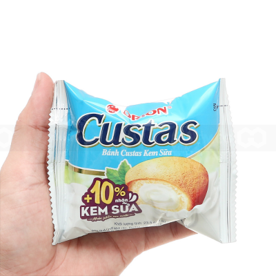 Orion Custas Cream Milk 23.5g x 12 Pcs x 8 Boxes