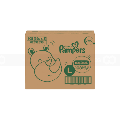 Pampers Baby Dry Pants Ultra Box L108