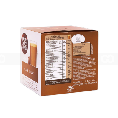 Nescafe DLC Café Au Lait 144g (144g x 3 Boxes) 