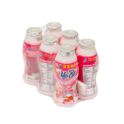 Bidrico Yobi Yogurt Strawberry 100ml x 60 Bottles