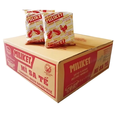  Miliket Kraft Instant Noodle Satay Flavor 75g
