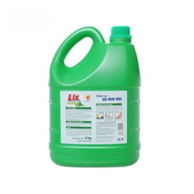 Lix Dishwashing Liquid Green Tea 4Kg