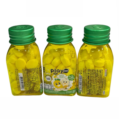Playmore Mango Sticky Rice Flavored Mints 22g x 6 Jars x 24 Boxes