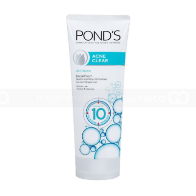 POND'S Complete Solution Acne Clear White Facial Foam 100G x 24 Tubes